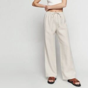 Reformation Petite Olina Linen Pant in XSP